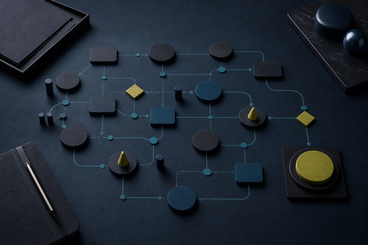 Illustrative Darstellung zum Ratgeberthema ERP-Projektmanagement: Steuerung zwischen Fachbereich und IT